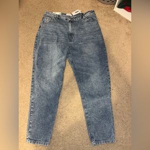 Charolette Russe tag on mom jeans